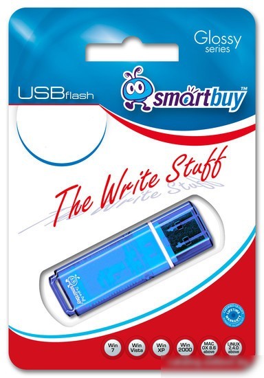 USB Flash Smart Buy Glossy Blue 8GB (SB8GBGS-B)