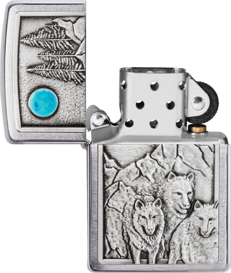 Зажигалка Zippo Wolf Design 49295