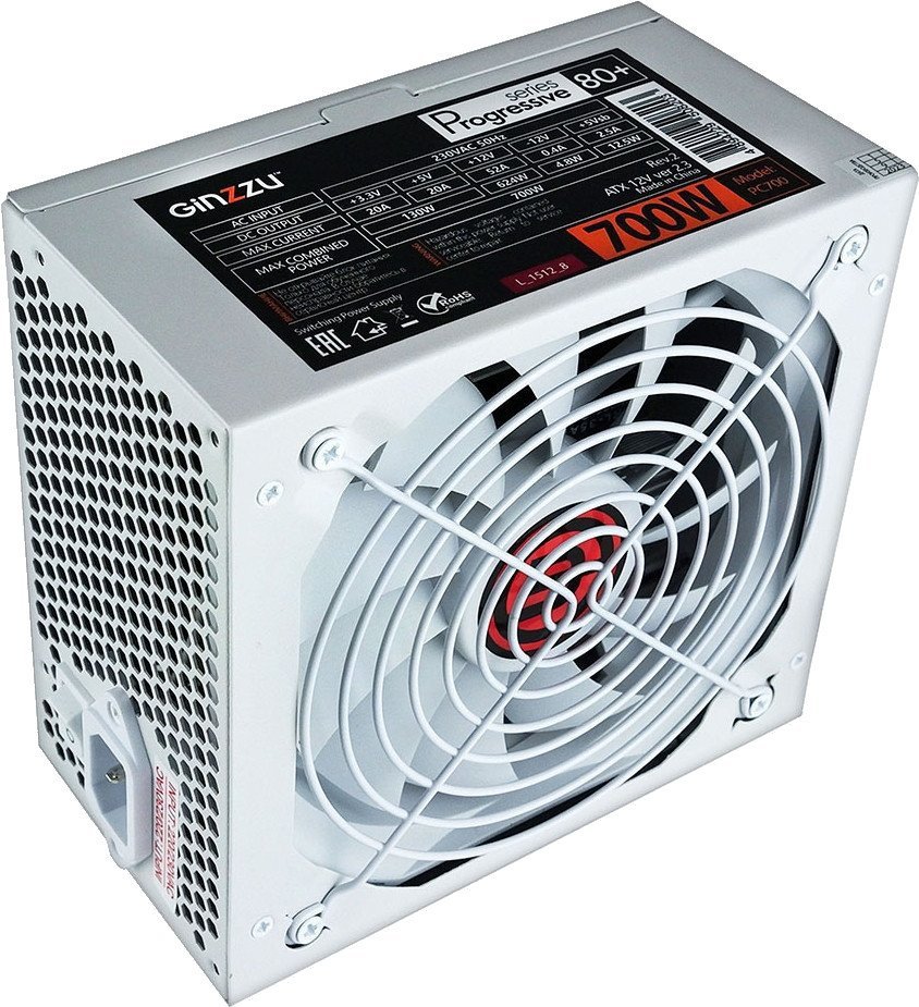 Блок питания Ginzzu PC700 (белый)