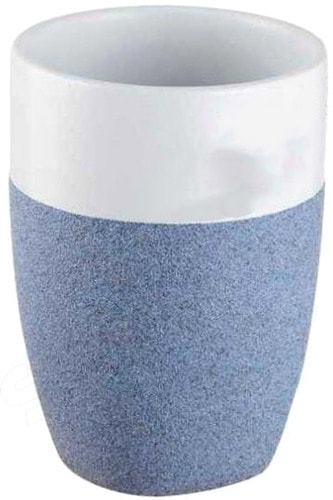 Стакан для зубной щетки и пасты Bisk Stone 06307 (голубой)