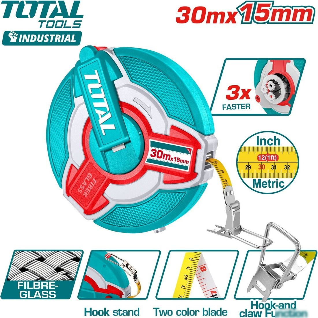 Мерная лента Total TMTF18306 Мерная лента Total TMTF18306