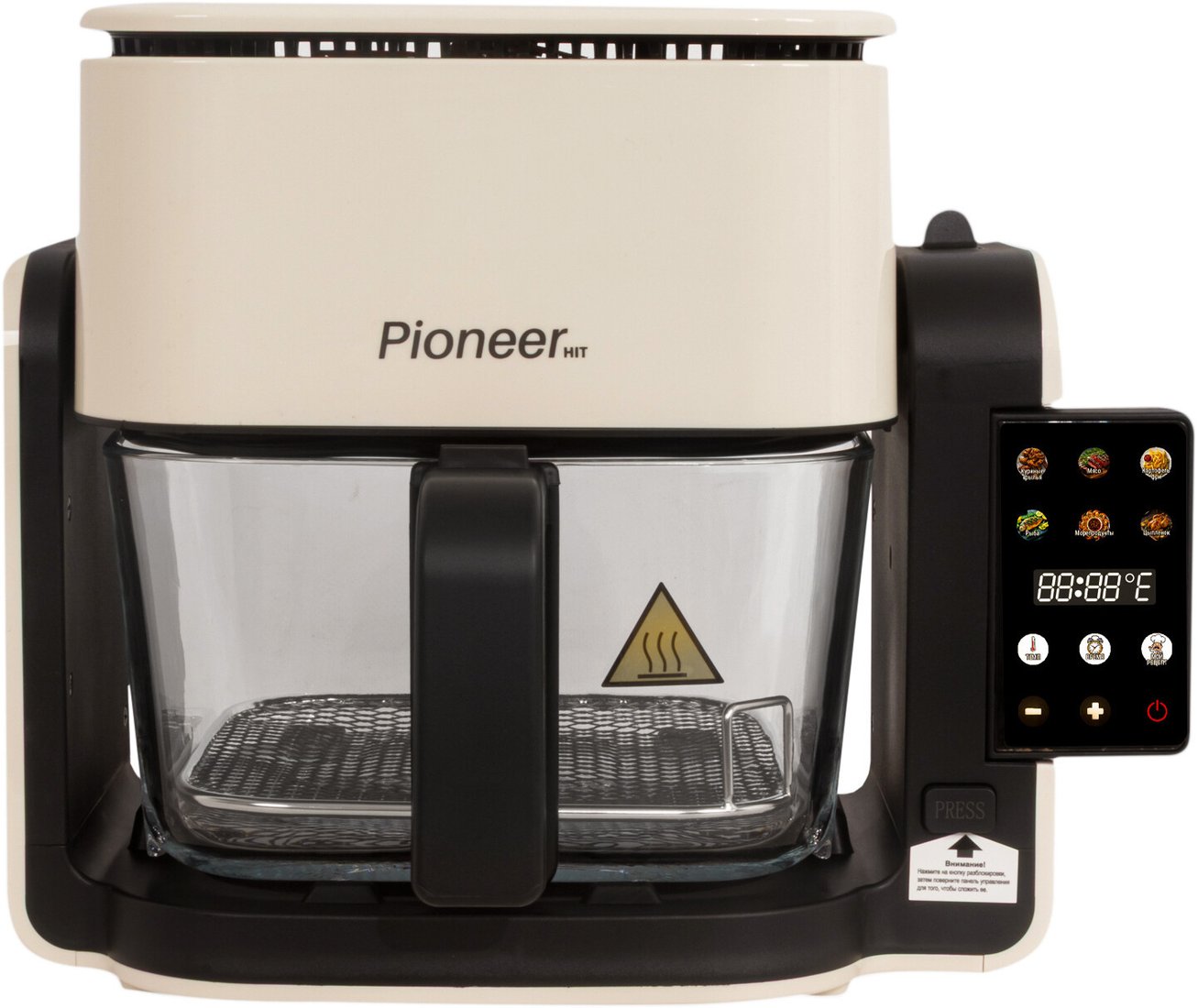 Аэрогриль (аэрофритюрница) Pioneer SM555D (бежевый)