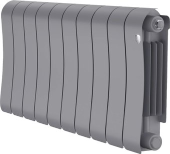 Биметаллический радиатор Royal Thermo Infinity 300 Silver Satin (10 секций)