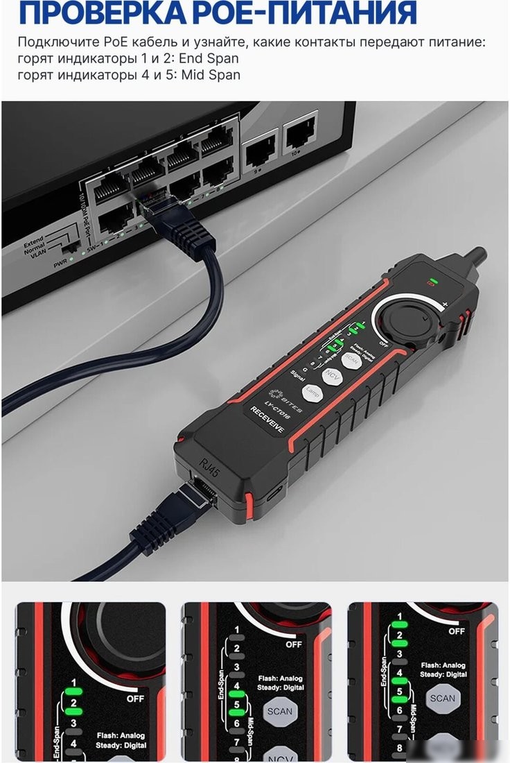 Трассоискатель 5bites LY-CT016