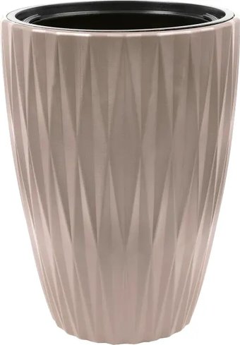 Кашпо Form-Plastic Caro Slim FP-5820-051 (серо-бежевый)