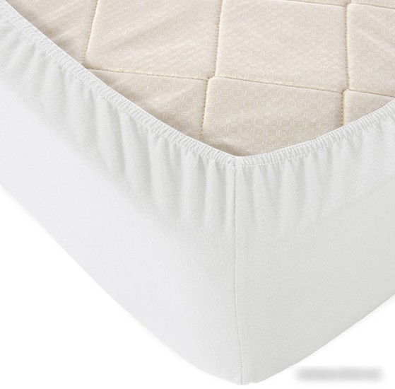 Постельное белье Alleri Трикотажная на резинке 70x200x20см (белый)