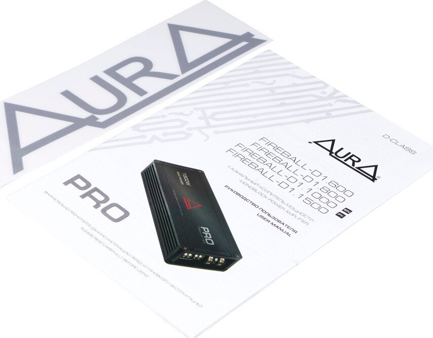 Автомобильный усилитель Aura Fireball-D1.800 PRO