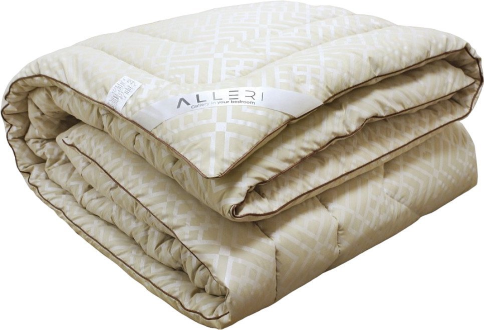 Одеяло Alleri Тик Утолщенное 145x210 (верблюжья шерсть)