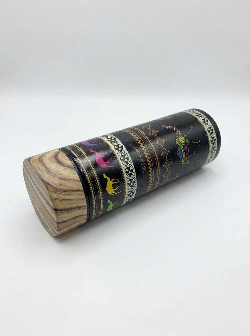 Термос Hobby Lobby HB-070 (500мл, черный с рисунком)