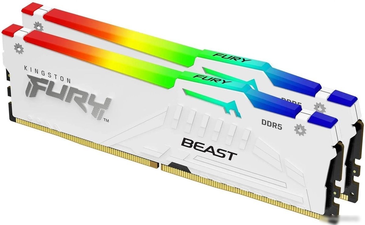 Оперативная память Kingston FURY Beast RGB 2x16ГБ DDR5 6800 МГц KF568C34BWEAK2-32