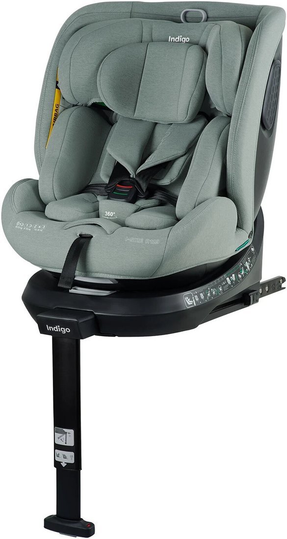 Детское автокресло Indigo E-Tron Isofix I-Size (зеленый)