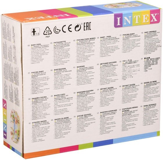Надувной бассейн Intex Зверюшки (61x22)