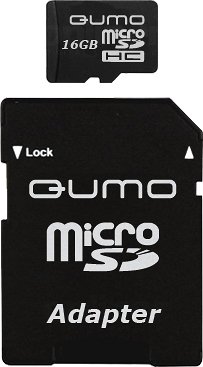 Карта памяти QUMO microSDHC (Class 4) 4GB (QM4GMICSDHC4)