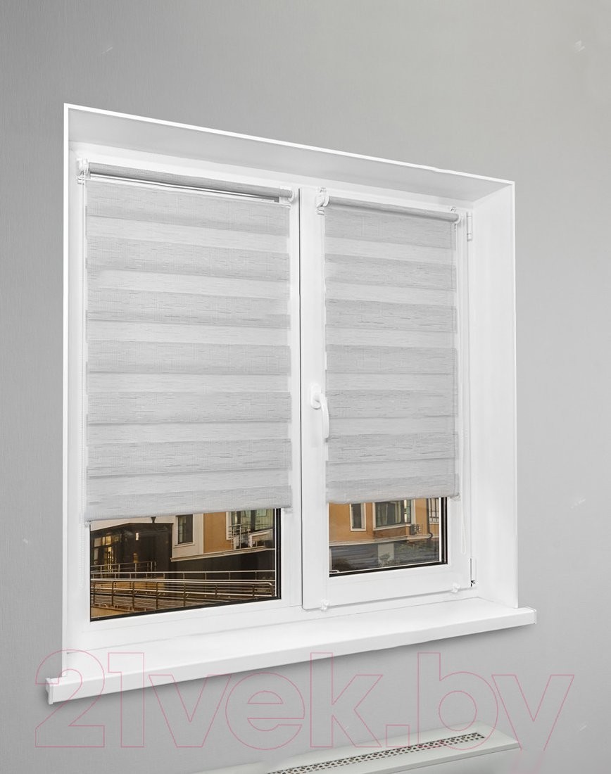 Рулонные шторы Lm Decor ДН LB 54-02 200х185 (серебристый)