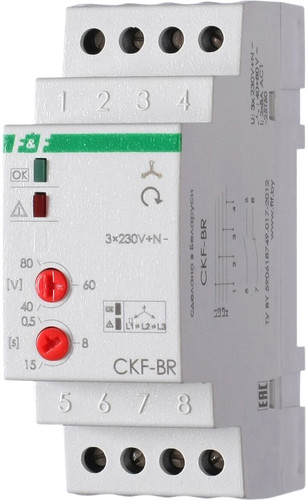 Реле контроля фаз Евроавтоматика F&F CKF-BR EA04.002.003