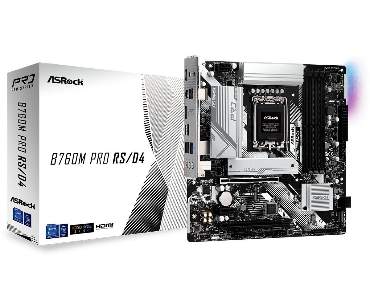 Материнская плата ASRock B760M Pro RS/D4