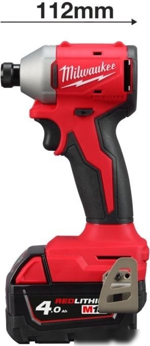 Винтоверт Milwaukee M18 M18BLIDRC-402C 4933492840 (с 2-мя АКБ, кейс)