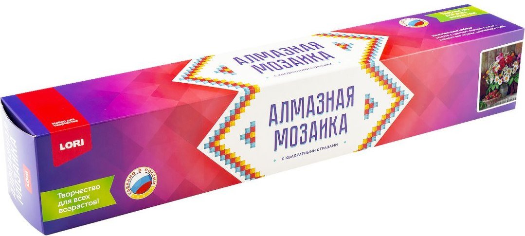 Алмазная мозаика Lori Цветы с клубникой Ам-140