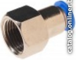 RockForce Фитинг для пласт. трубок 8 мм с внут. резьбой 3/8 RF-SPCF08-03 RockForce Фитинг для пласт. трубок 8 мм с внут. резьбой 3/8 RF-SPCF08-03