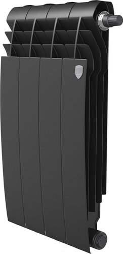 Биметаллический радиатор Royal Thermo Biliner B 500 Черный - 4 секций
