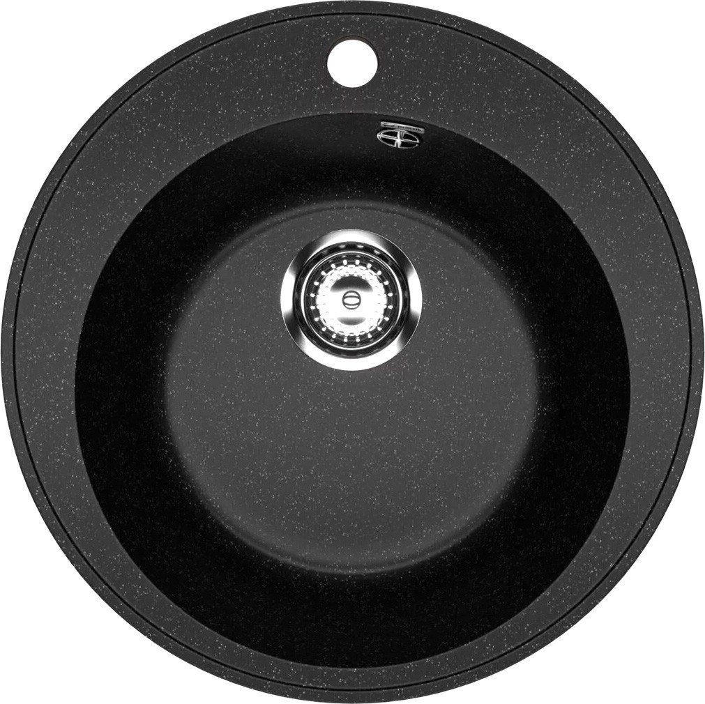 Кухонная мойка Practik PR-M 475-004 (черный оникс)