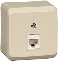 Розетка компьютерная Systeme Electric Этюд KOMA-001K