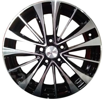 Литые диски X'trike X-126 17x7" 5x114.3мм DIA 66.1мм ET 40мм BK/FP