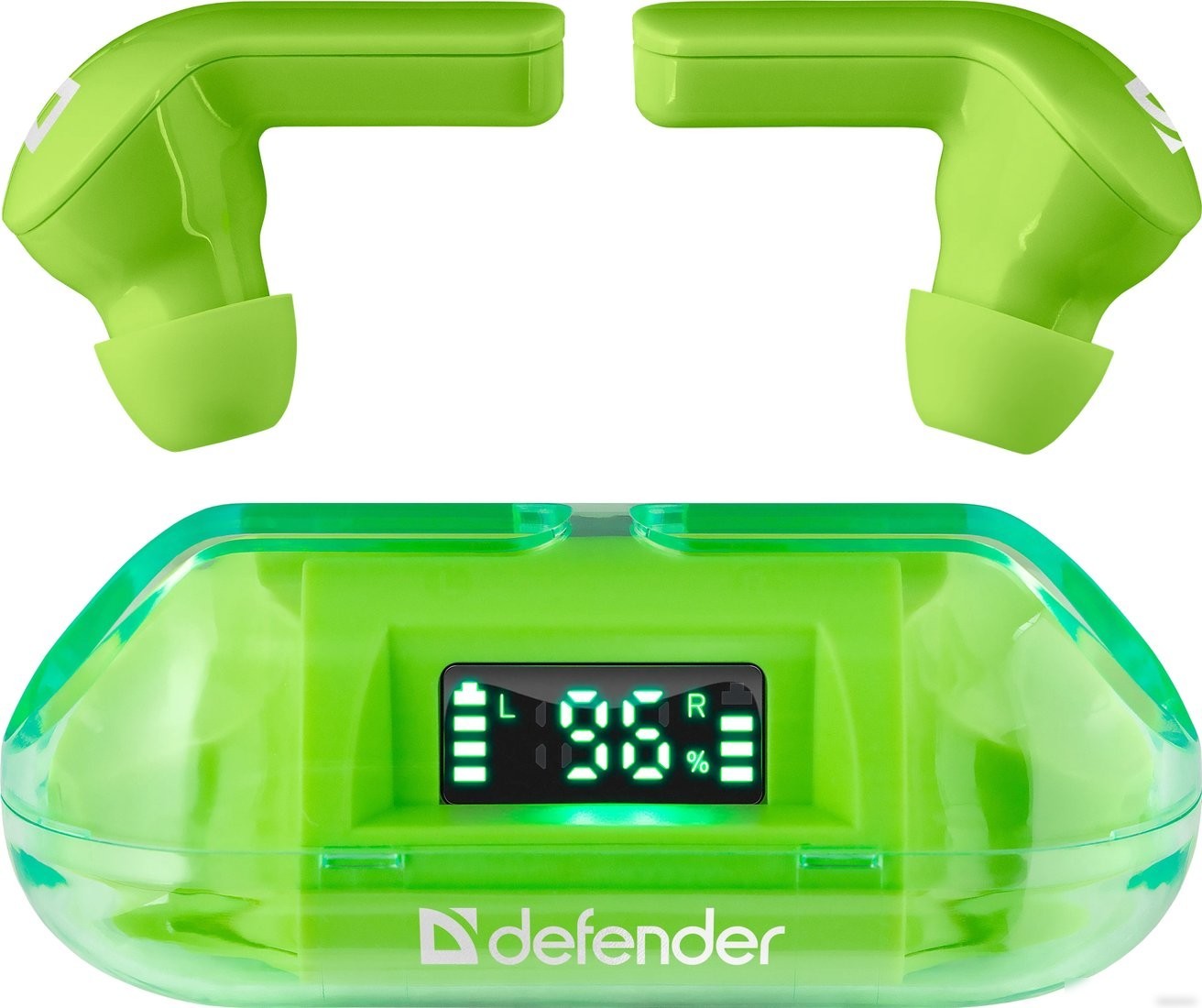Наушники Defender Twins 916 (зеленый)