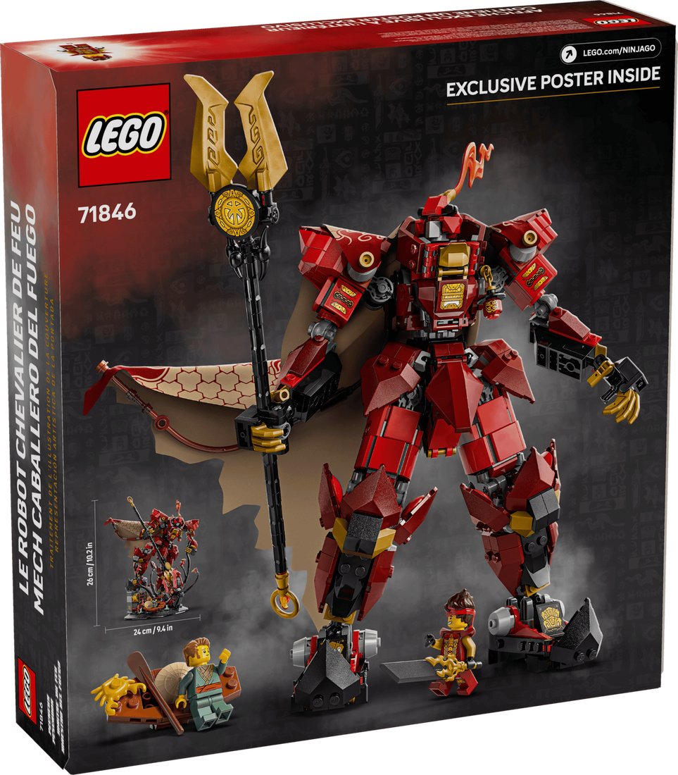 Конструктор LEGO Ninjago 71846 Боевой робот Рыцарь огня
