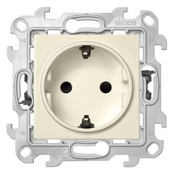 Розетка Simon 2420432-031 (слоновая кость)