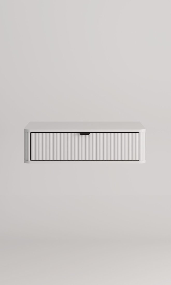 Тумба Arvento Rondo навесная 1S 72.6 см (белый/эко джелато)