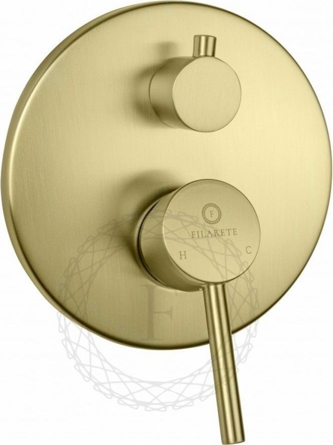Душевая система Filarete Roun FL1022 (матовое золото)