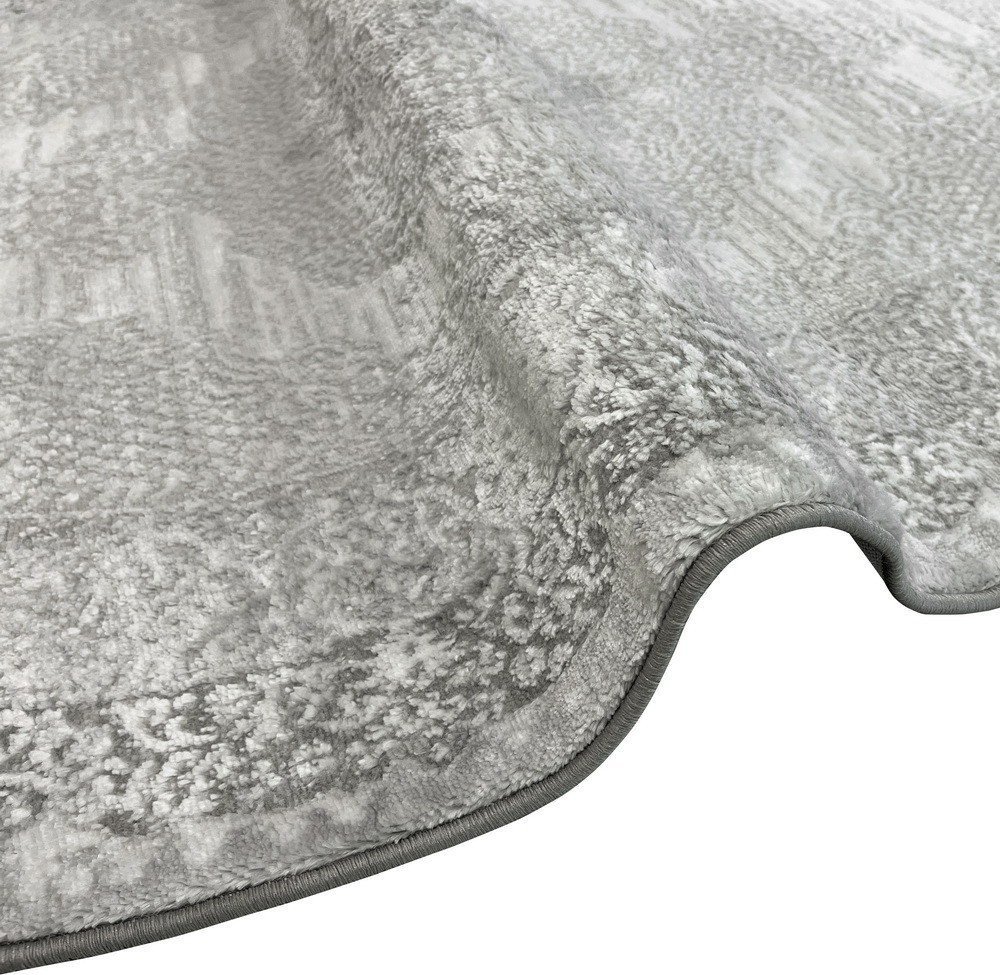 Ковер для жилой комнаты Safyun Eva LZ140-LIGHT-GREY-OVAL (1.4x2)