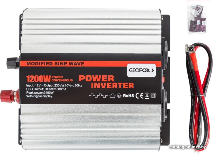 Автомобильный инвертор GEOFOX MD 1200W/24v