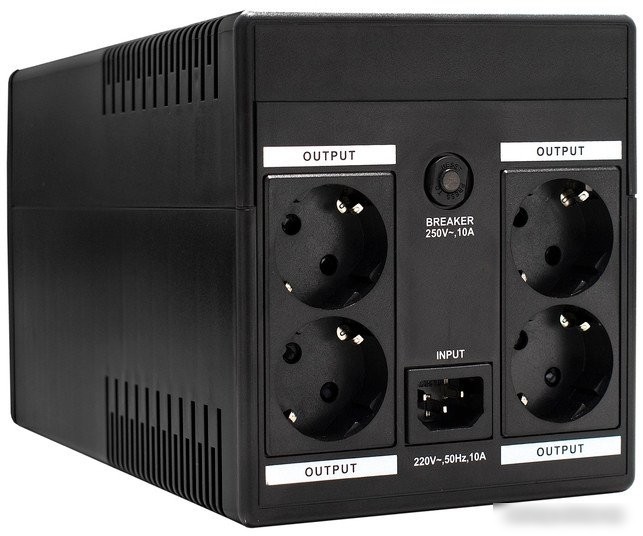 Источник бесперебойного питания ExeGate SpecialPro UNB-1500.LED.AVR.4SH EP285499RUS