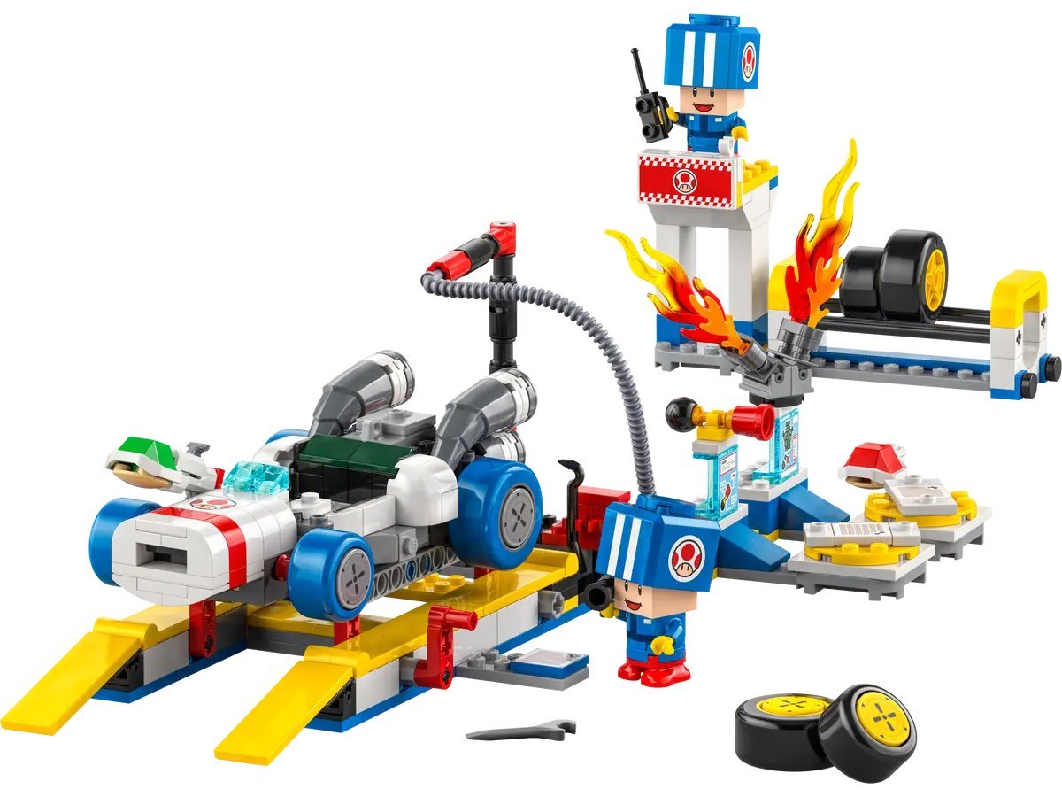 Конструктор LEGO Mario Kart – Гараж Тоада 72035