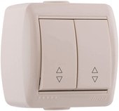 Выключатель проходной Lezard Nata 710-0300-106 (кремовый)