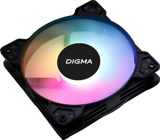 Вентилятор для корпуса Digma DFAN-FRGB1