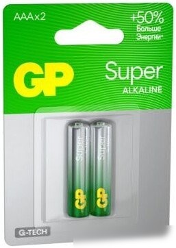 Батарейка GP Super G-Tech LR03/24AA21-2CRSBC2