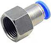 RockForce Фитинг для пласт. трубок 4 мм с внут. резьбой 1/4 RF-SPCF04-02