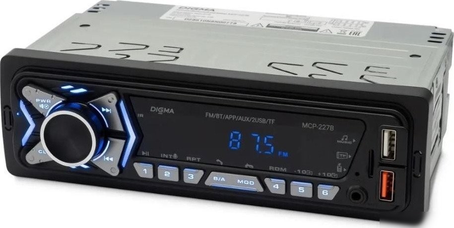 USB-магнитола Digma MCP-227B