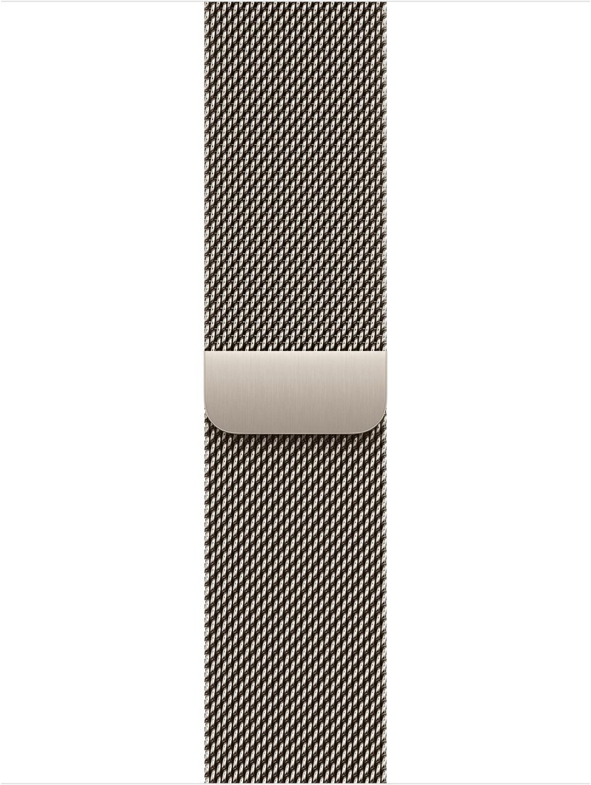 Умные часы Apple Watch Series 11 LTE 46 мм (титановый корпус, природный/природный, миланская петля S/M)
