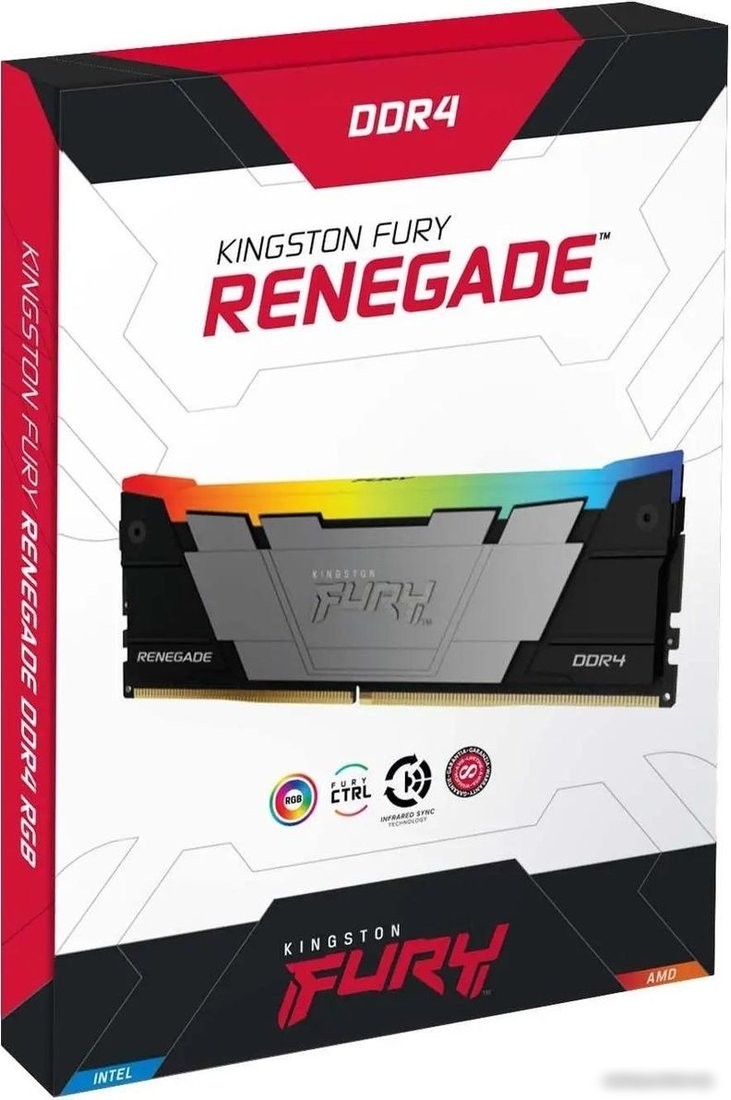 Оперативная память Kingston FURY Renegade RGB 2x8ГБ DDR4 4266 МГц KF442C19RB2AK2/16