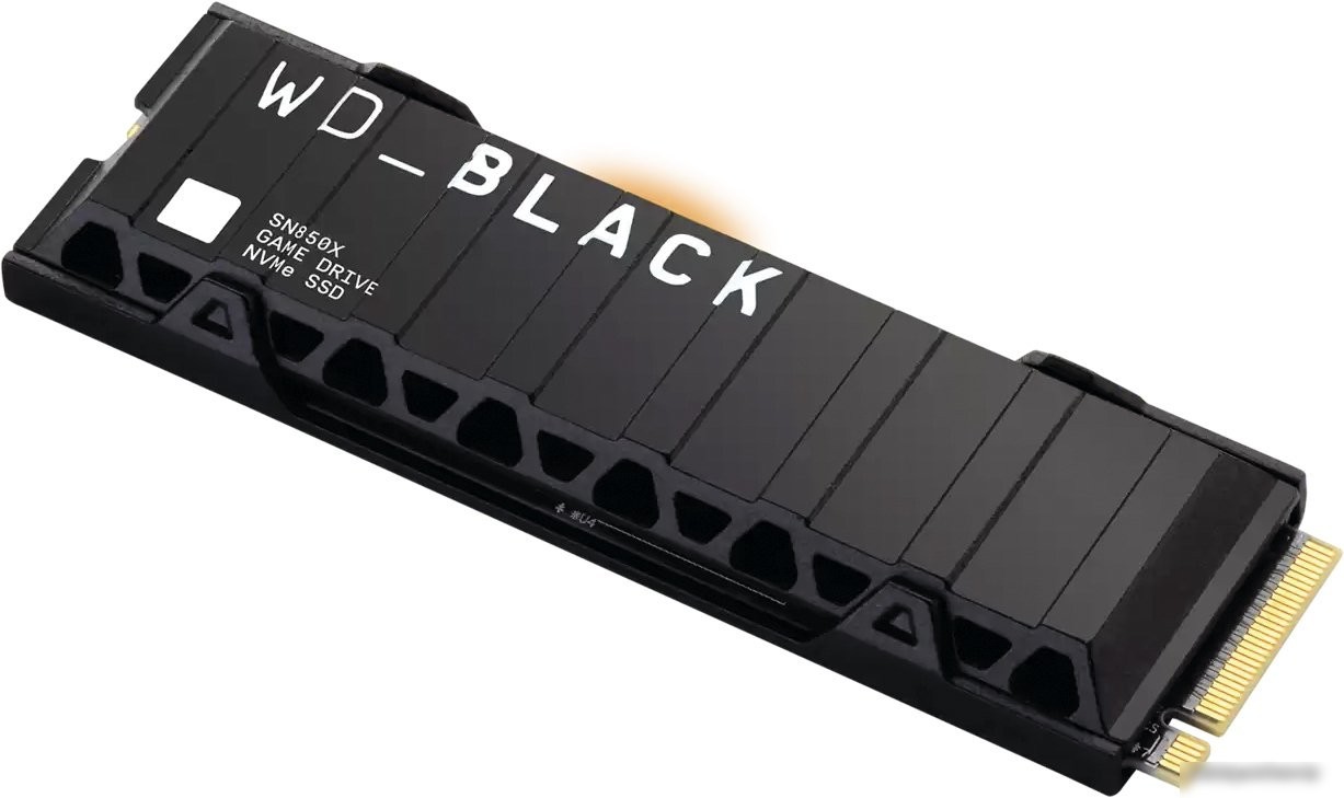 SSD WD Black SN850X NVMe Heatsink 4TB WDS400T2XHE