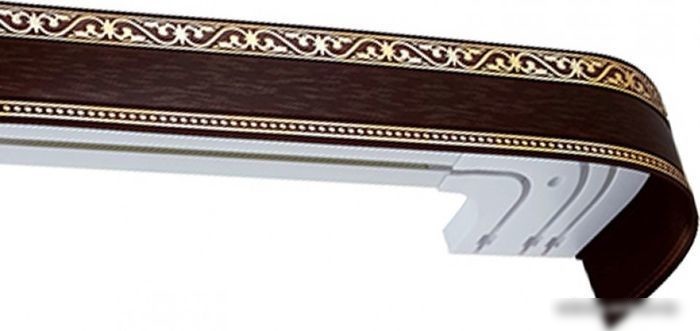 Карниз для штор Legrand Монарх 58068156 (3.6 м, орех антик)