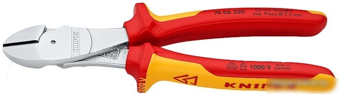 Кусачки боковые (бокорезы) Knipex 74 06 200 Кусачки боковые (бокорезы) Knipex 74 06 200