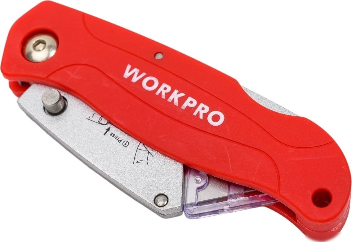 Нож строительный Workpro WP211002