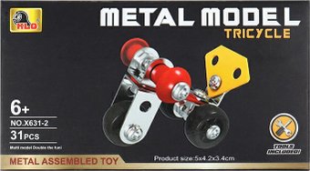 Металлический конструктор Darvish Metal model Tricycle SR-T-4792B