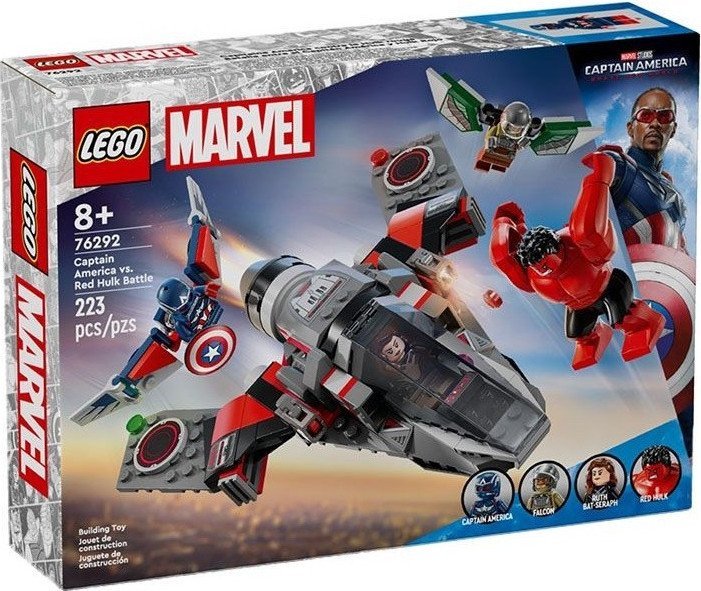 Конструктор LEGO Super Heroes Битва Капитана Америки против Красного Халка 76292