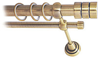 Карниз для штор Lm Decor Цилиндр 088 2р гладкий 25/16мм (антик, 2м)